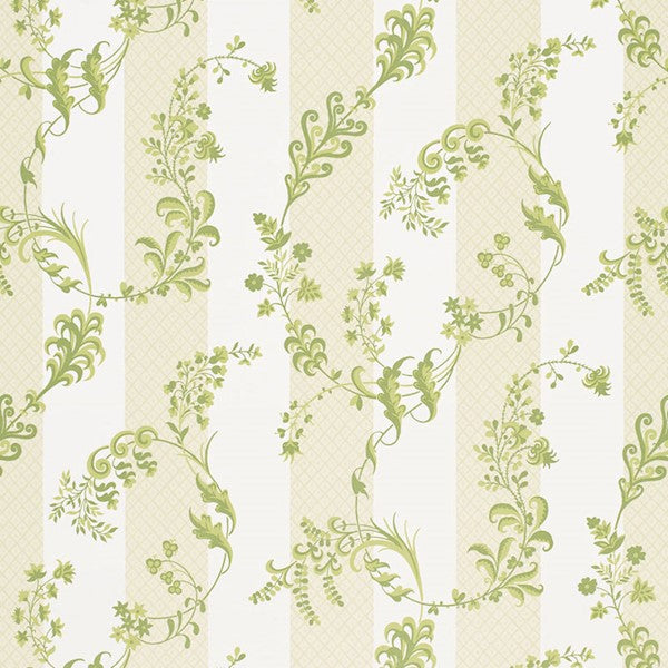 Schumacher Fabric 175591 Bagatelle Citron Vert