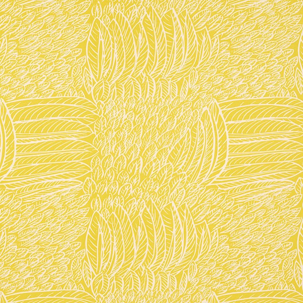 Schumacher Fabric 176231 Featherfest Citron