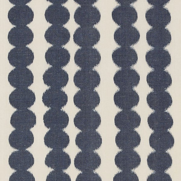 Schumacher Fabric 176251 Full Circle Navy