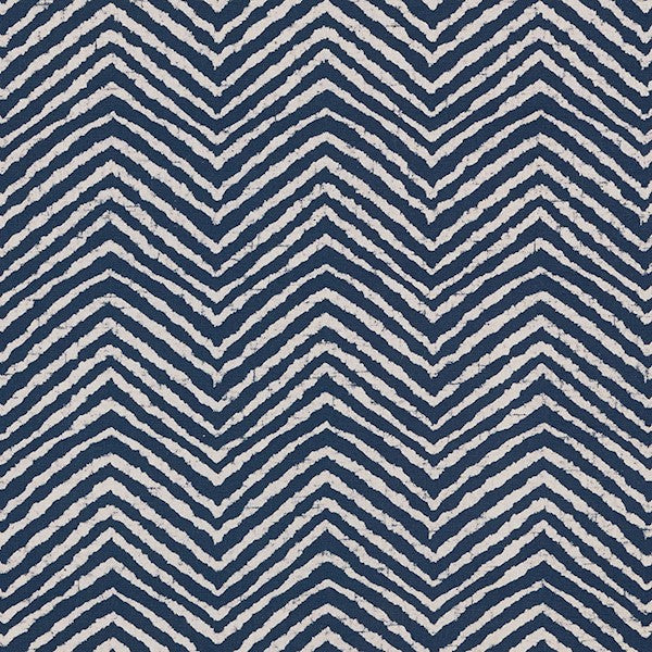 Schumacher Fabric 176331 Moka Indigo