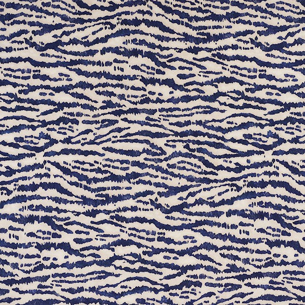 Schumacher Fabric 176373 Animaux Navy