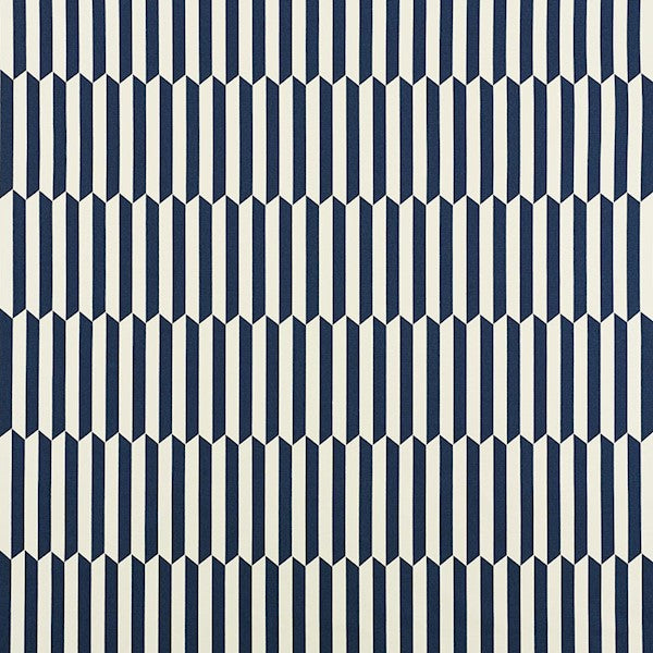 Schumacher Fabric 176404 Maxwell Navy