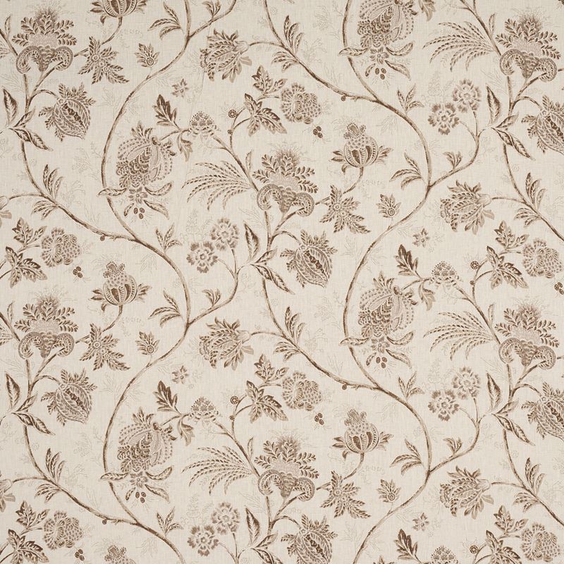 Schumacher Fabric 176493 Chinoiserie Vine Neutral