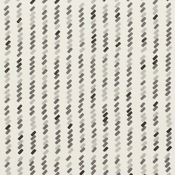 Schumacher Fabric 176542 Tic For Tac Black