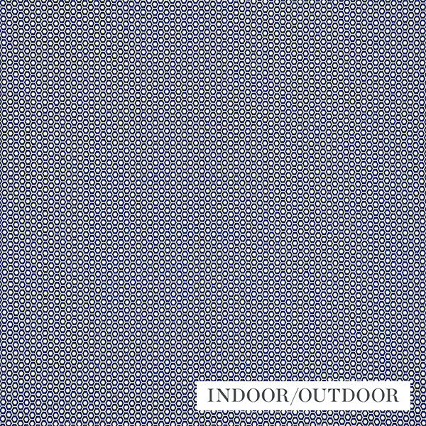 Schumacher Fabric 176564 Queen B II Navy