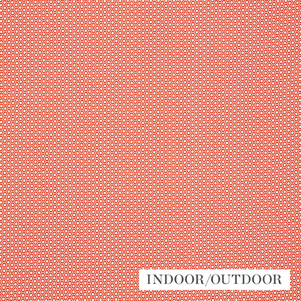 Schumacher Fabric 176565 Queen B II Red