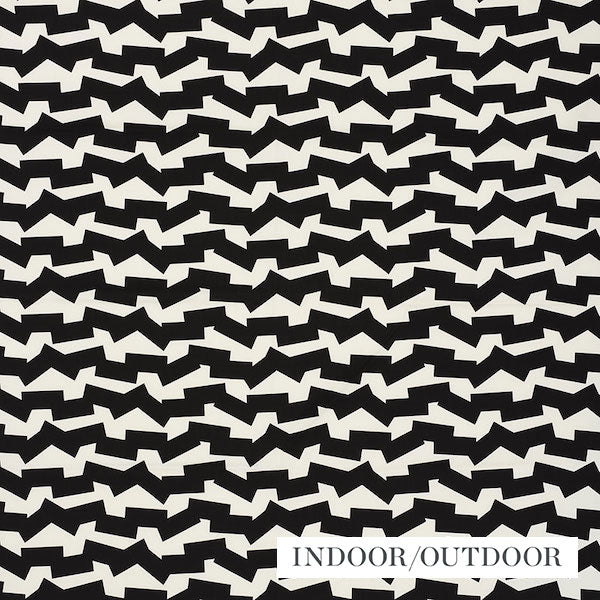 Schumacher Fabric 176670 Jumble II Black