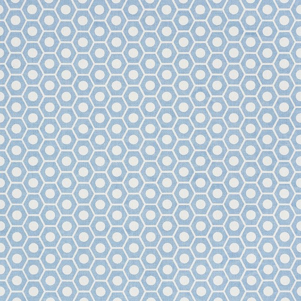 Schumacher Fabric 177071 Queen B Chambray