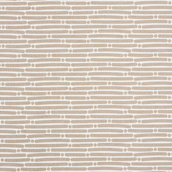 Schumacher Fabric 177103 Dot Dash Sand