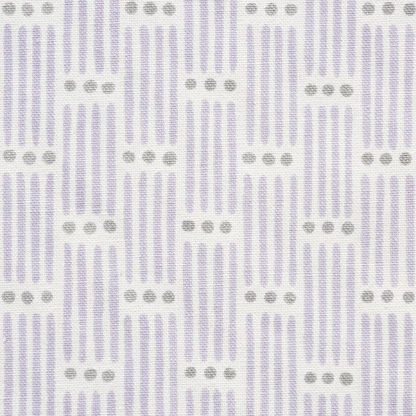 Schumacher Fabric 177712 Dotted Stripe Lilac