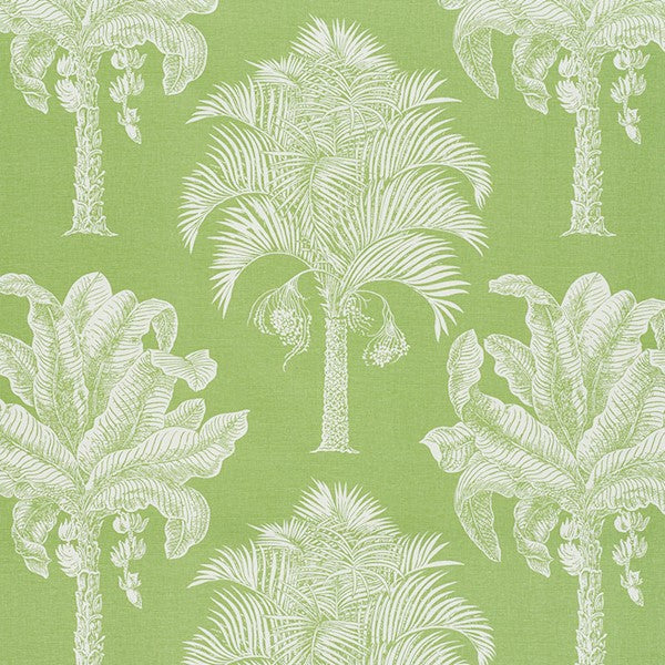 Schumacher Fabric 178000 Grand Palms Leaf
