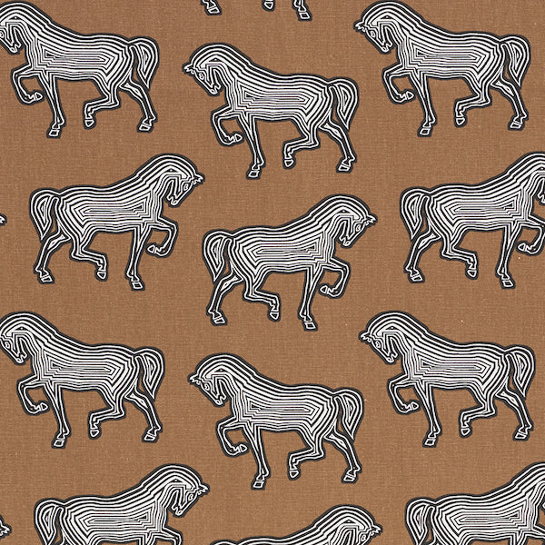 Schumacher Fabric 178012 Faubourg Brown