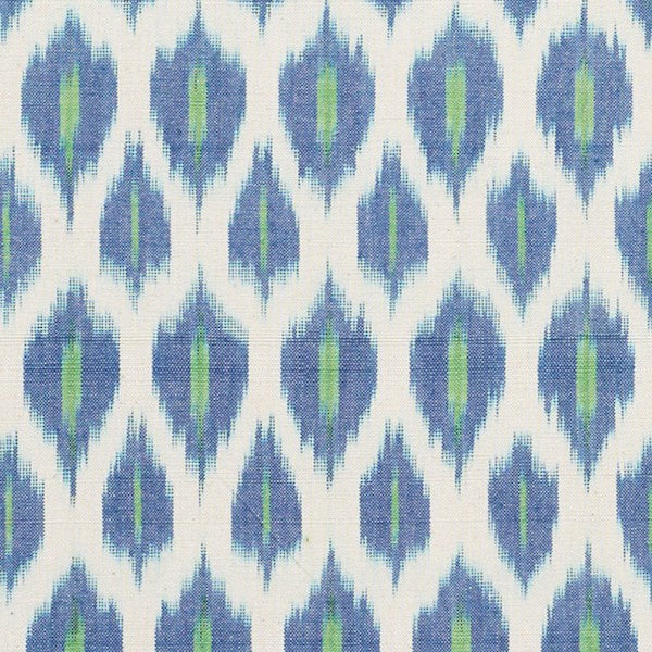 Schumacher Fabric 178060 Presidio Ikat Peacock