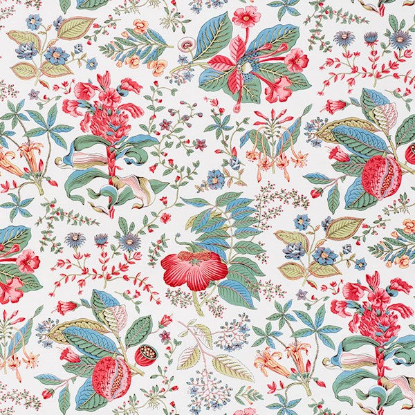 Schumacher Fabric 178121 Pomegranate Botanical Document