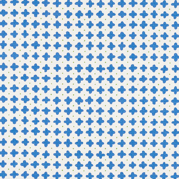 Schumacher Fabric 178240 Polka Blue