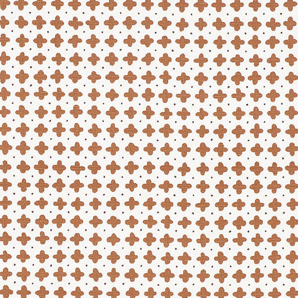 Schumacher Fabric 178242 Polka Brown