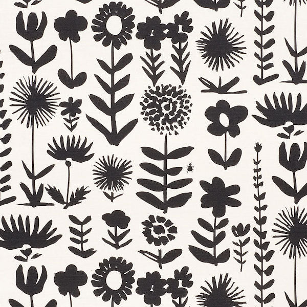 Schumacher Fabric 178250 Wild Things Black