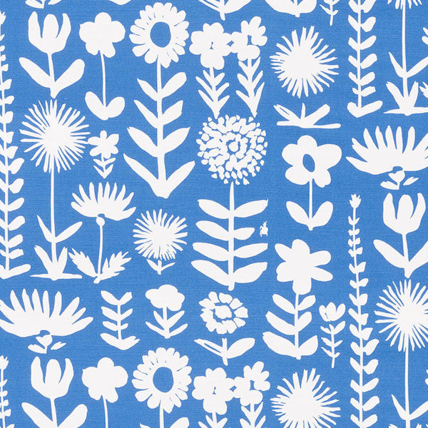 Schumacher Fabric 178251 Wild Things Blue