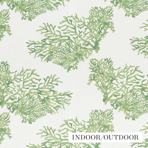 Schumacher Fabric 178291 Great Barrier Reef II Green