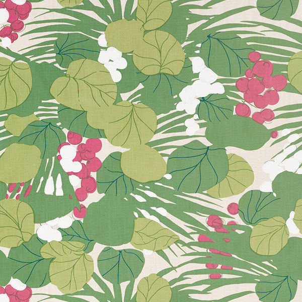 Schumacher Fabric 178631 Sea Grapes Tropical