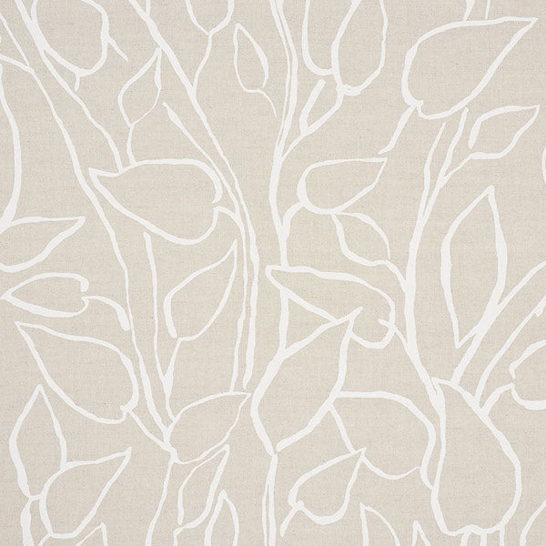 Schumacher Fabric 178703 Solandra Vine Natural