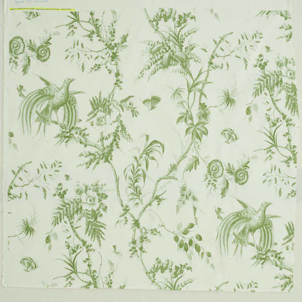 Schumacher Fabric 179571 Toile De La Prairie Green