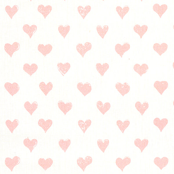Schumacher Fabric 179590 Hearts Pink