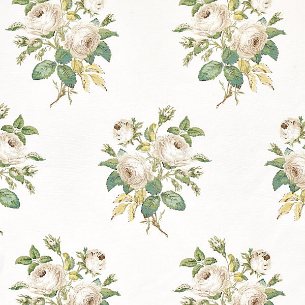 Schumacher Fabric 179630 Loudon Rose Ivory