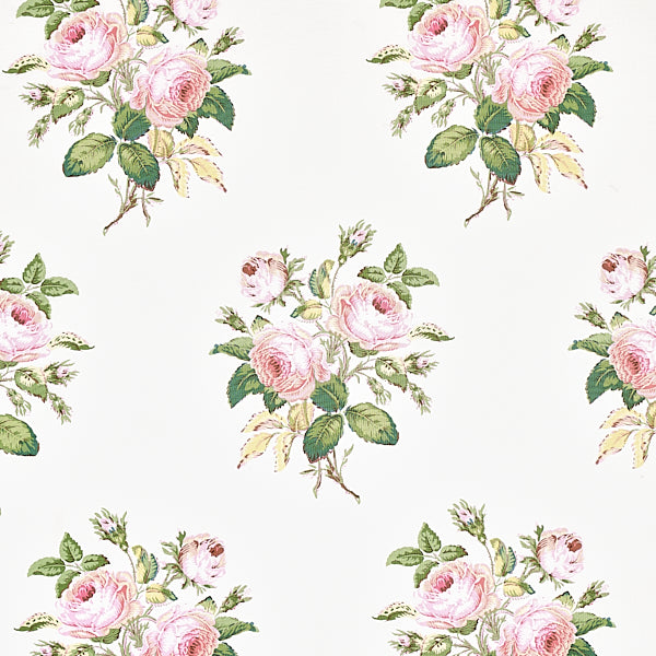 Schumacher Fabric 179631 Loudon Rose Blush