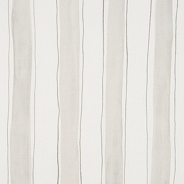 Schumacher Fabric 179701 Tracing Stripes Grey