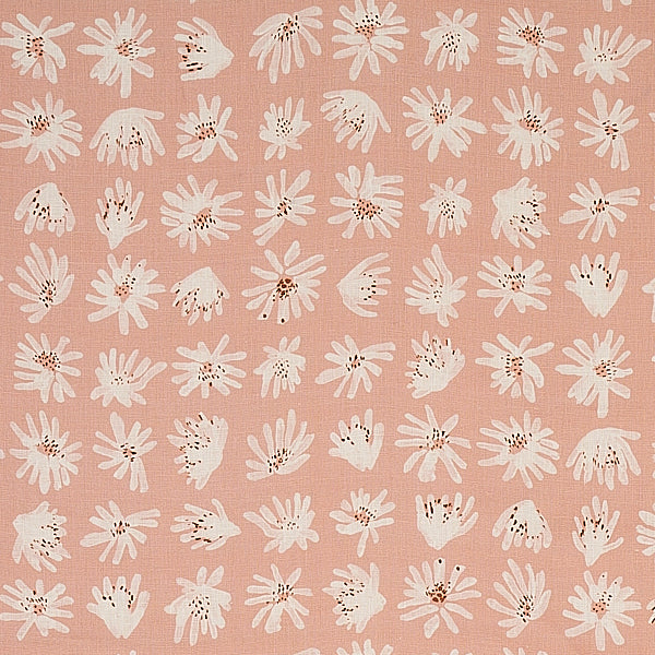 Schumacher Fabric 179722 Meadow Rock Blush