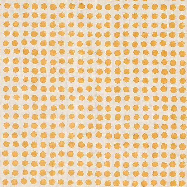 Schumacher Fabric 179770 Seed Hand Block Print Mustard