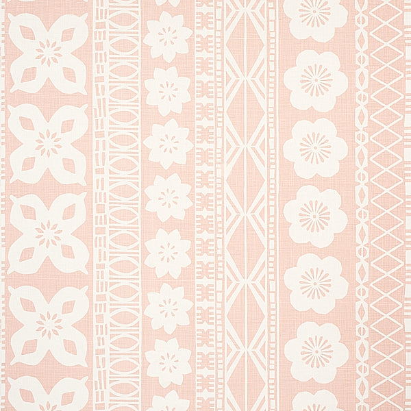 Schumacher Fabric 179871 Mrs. Howell Blush