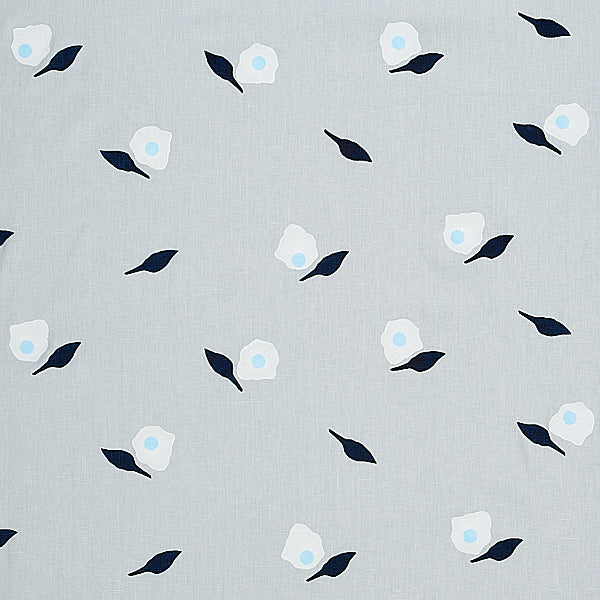 Schumacher Fabric 179890 Aquinnah Hand Block Sky