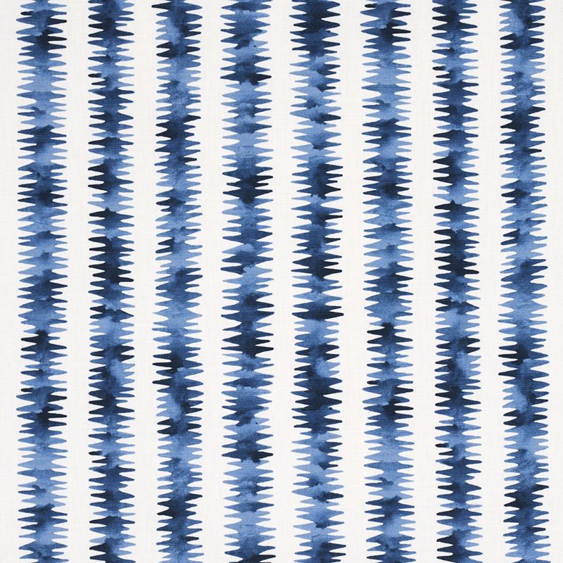 Schumacher Fabric 180182 Cardiogram Blue