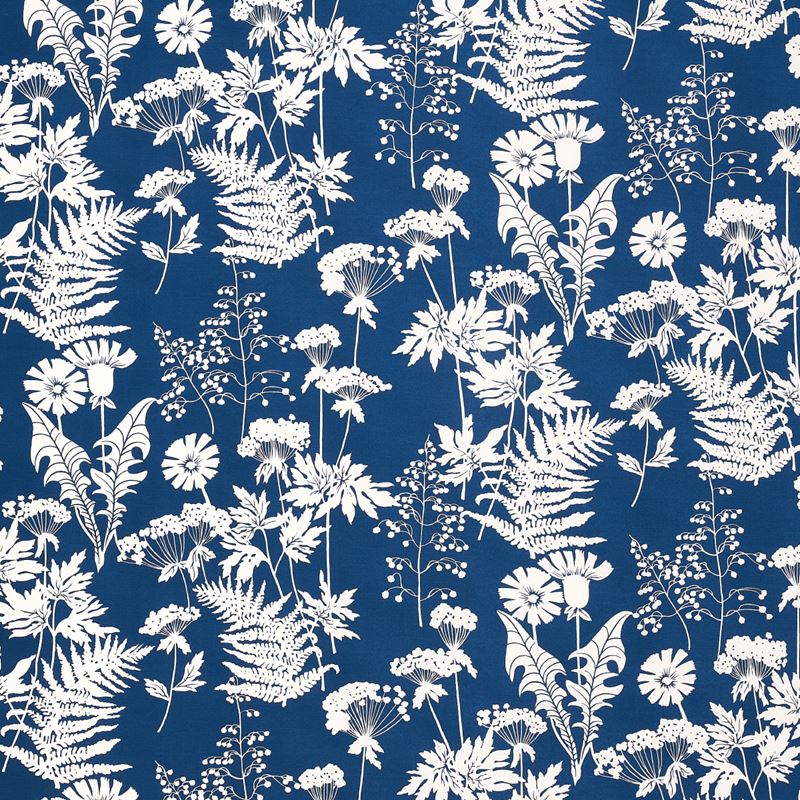 Schumacher Fabric 180220 Spring Floral Indoor/Outdoor Navy