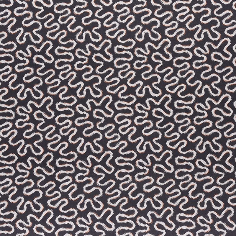 Schumacher Fabric 180552 Zoelie Carbon