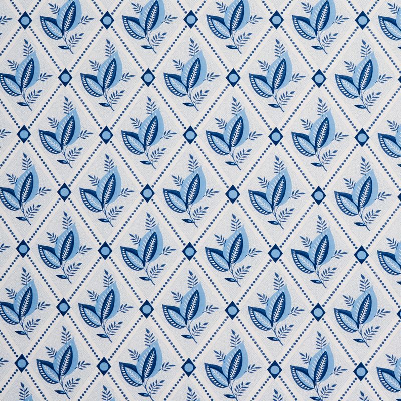 Schumacher Fabric 180570 Basile Trellis Porcelain