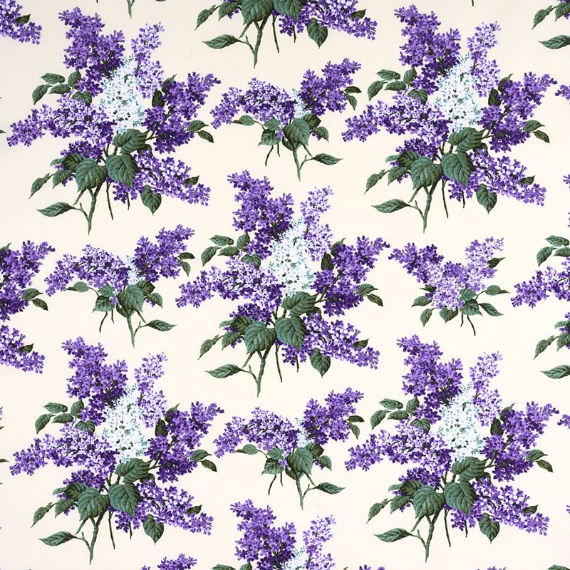 Schumacher Fabric 180621 Proust's Lilacs Purple