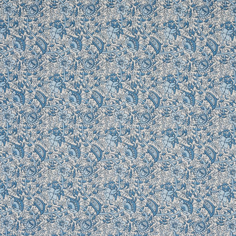 Schumacher Fabric 180710 Daisy Indoor/Outdoor Indigo