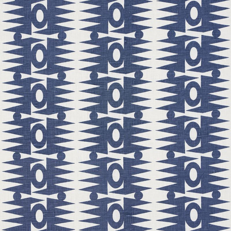 Schumacher Fabric 181520 Ra Navy