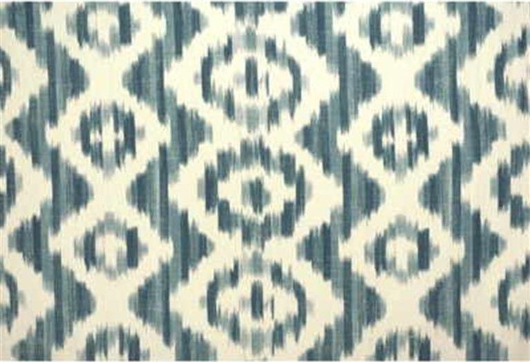 Lee Jofa Fabric 2007156.51 Ikat De Lin Blue