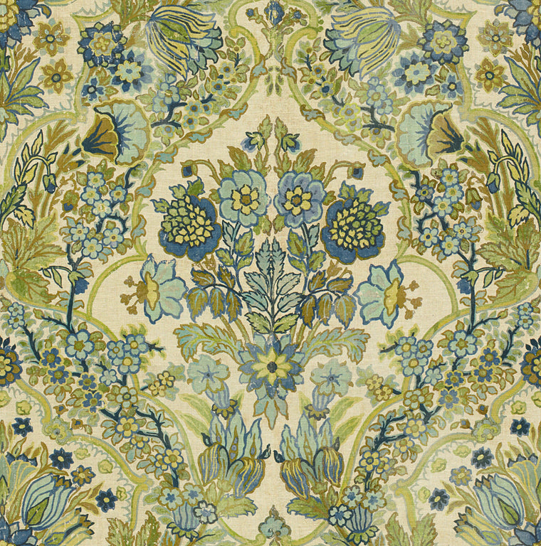 Lee Jofa Fabric 2013134.513 Tetbury Blue/Green