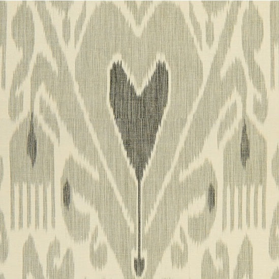 Lee Jofa Fabric 2013138.811 Khalat Ikat Ebony/Pewter