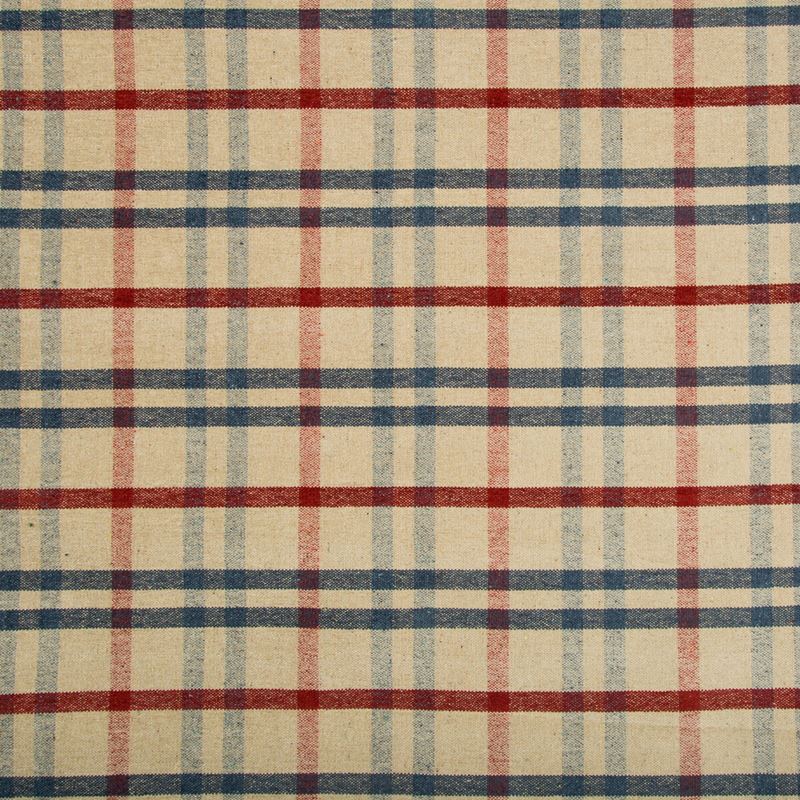 Lee Jofa Fabric 2017125.519 Fannin Plaid Ruby/Navy