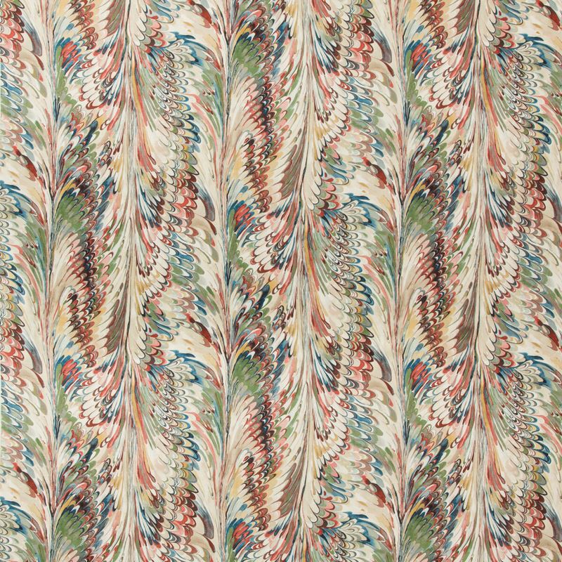 Lee Jofa Fabric 2019114.139 Taplow Print Spice/Leaf