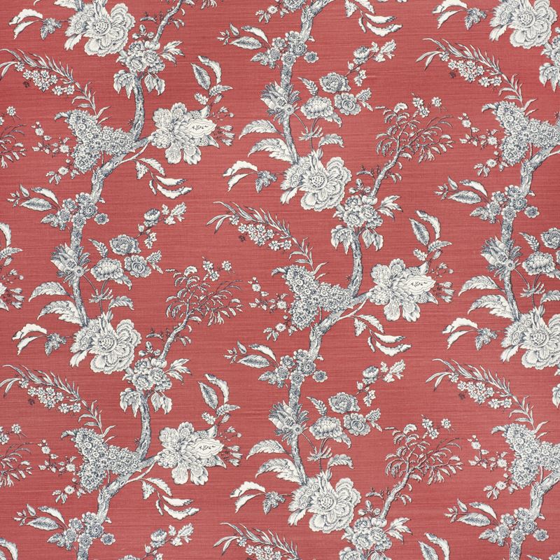 Lee Jofa Fabric 2020120.950 Beijing Blossom Crim/Navy