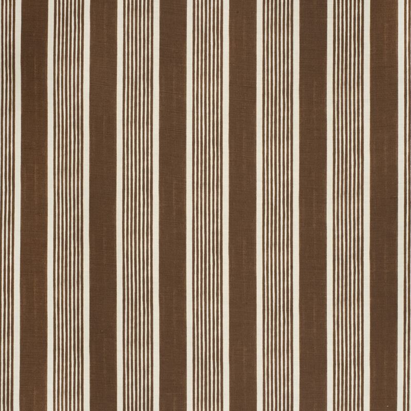 Lee Jofa Fabric 2020131.661 Elba Stripe Brown