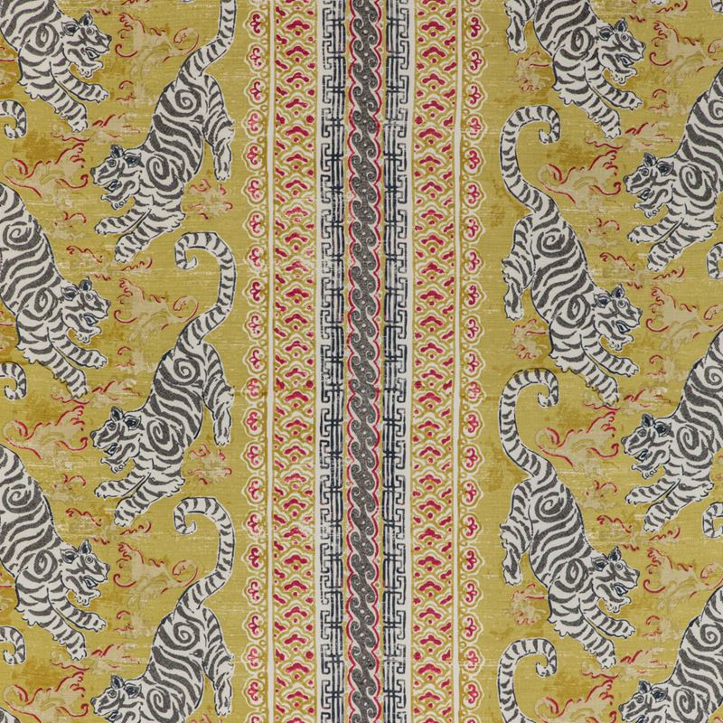 Lee Jofa Fabric 2020197.4039 Bongol Print Citrine