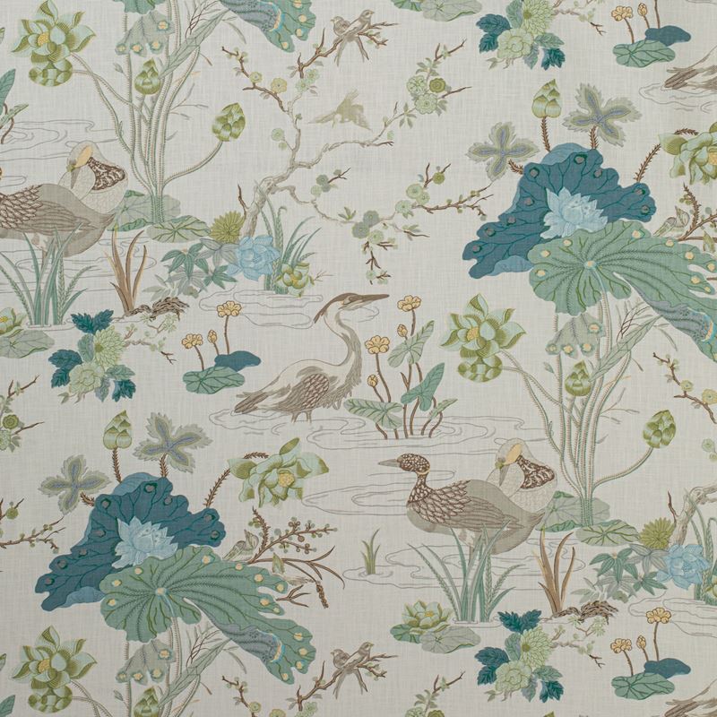 Lee Jofa Fabric 2020198.1323 Luzon Print Jade